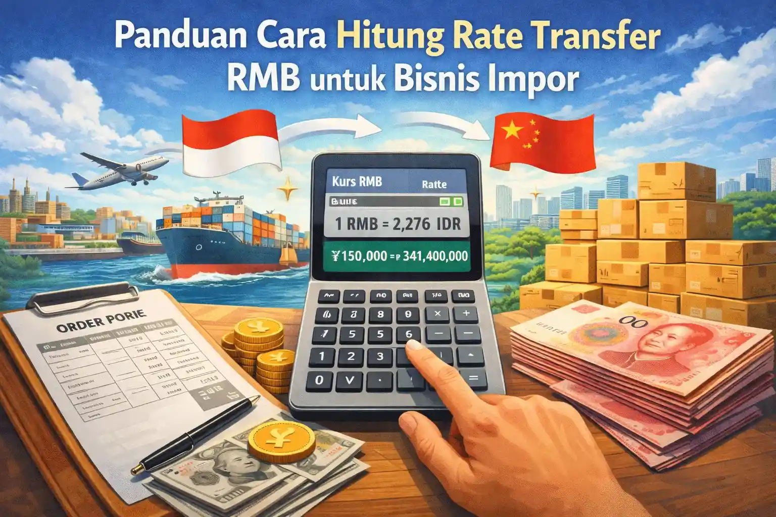 Rupiah Rmb Hitung Rate Transfer RMB ke Rupiah untuk Bisnis Impor